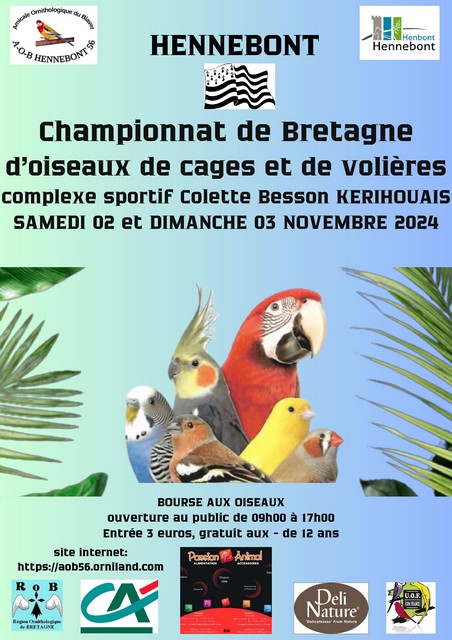 Championnat de Bretagne des Oiseaux 2023